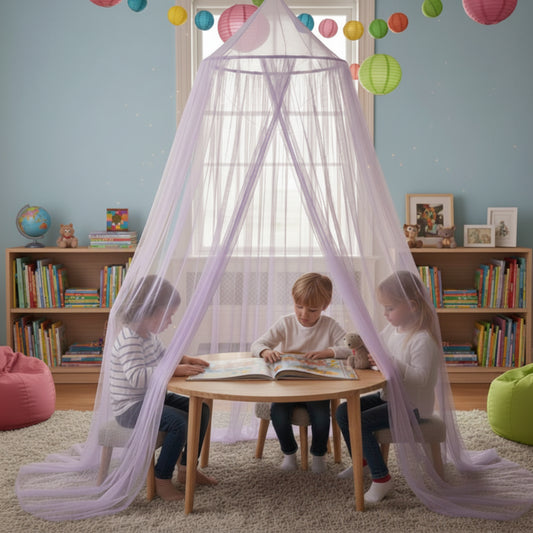 Fairy-Tale Kids Room Bed Canopy - For Young Dreamers