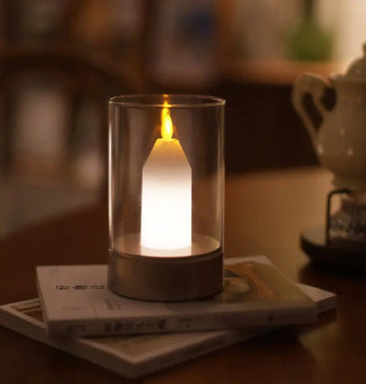 Candlelight Table Lamp - LED Sensor for Effortless Glow