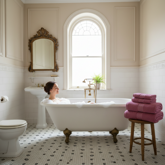 Soft & Stylish 100% Cotton towels - 6 Piece Set