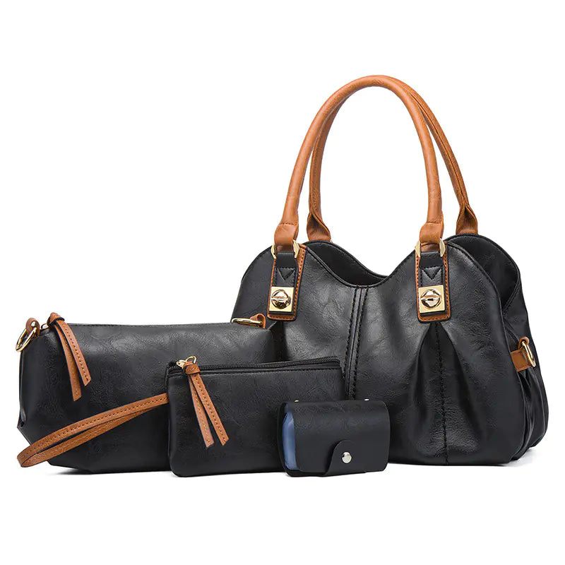 Women's Fall 3 Piece - Tote, Handbag & Crossbody Bag Set