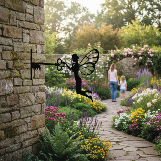 Enchanting Iron Fairy Silhouette – Magic for Your Home and Garden
