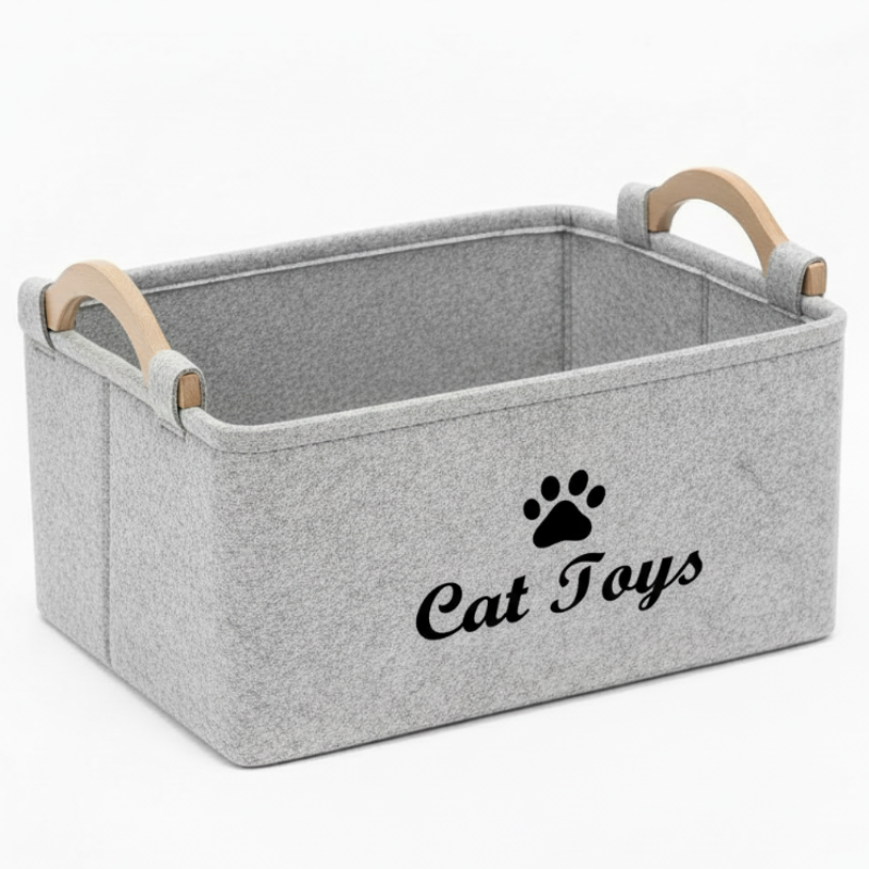 Pet Toy Storage Basket – Stylish Storage for Everyday Pet Essentials