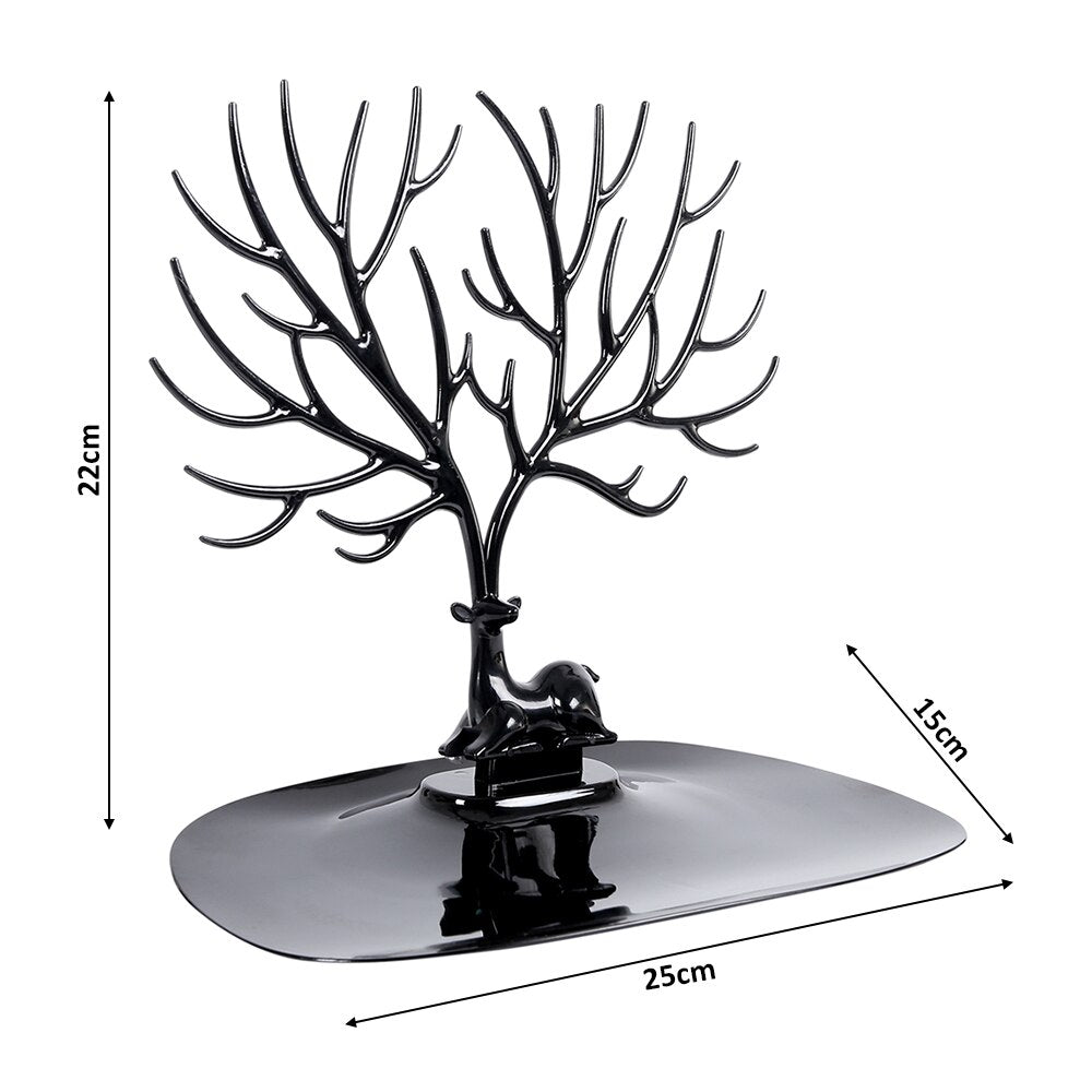 Sleek & Stylish Deer Jewelry Holder for Chic Storage in any setting