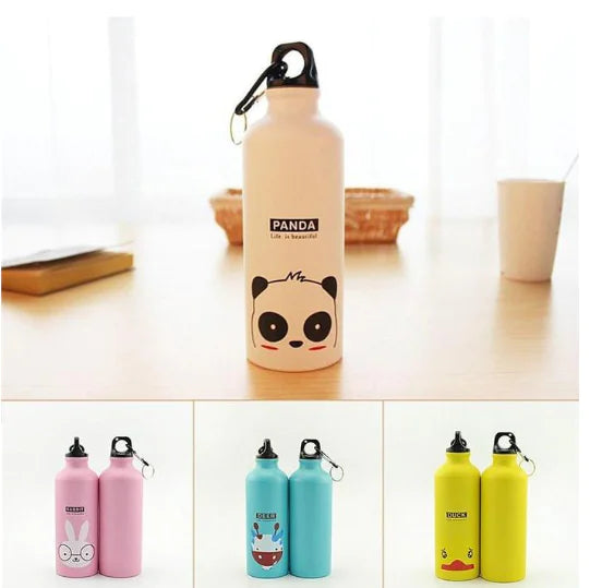 Sports Water Bottle for Kids 500ml - Fun Characters