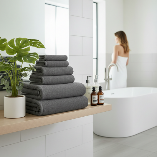 Luxury Cotton 6 pc Bath Towel Set – Elevated Everyday Comfort