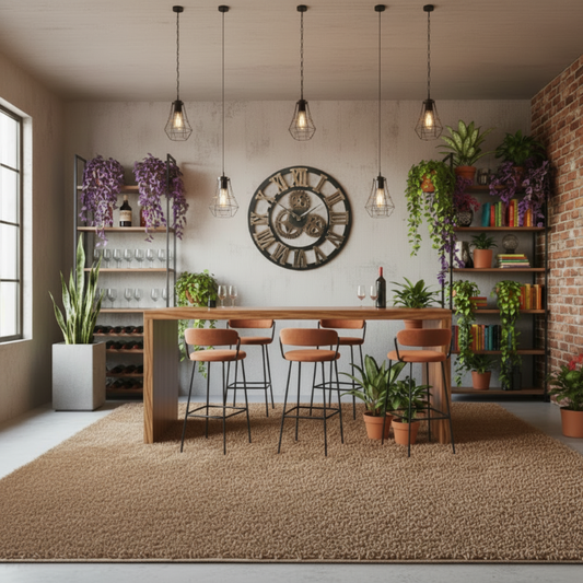 Industrial Gear Wall Clock - Retro Style With A Modern Edge