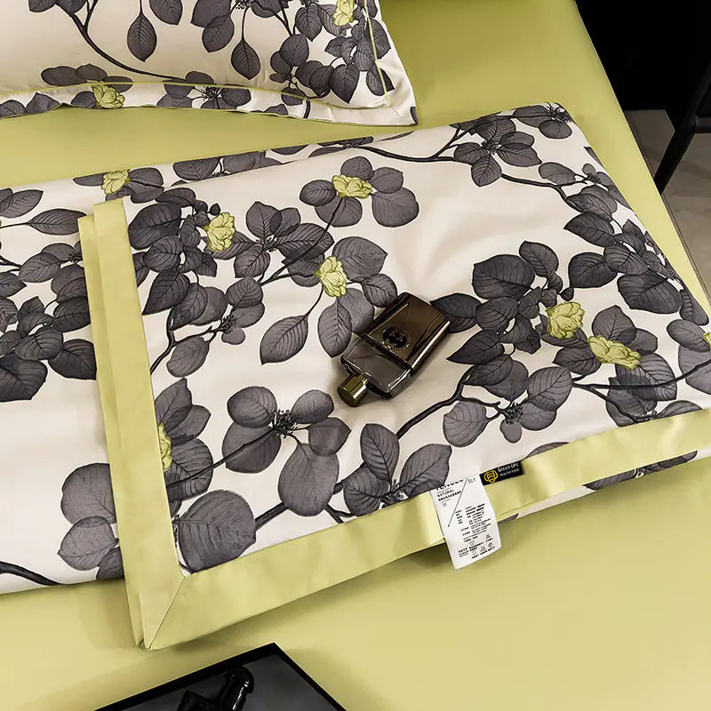 Washed Silk Summer Quilt Set - Lightweight, Cooling & Comfortable