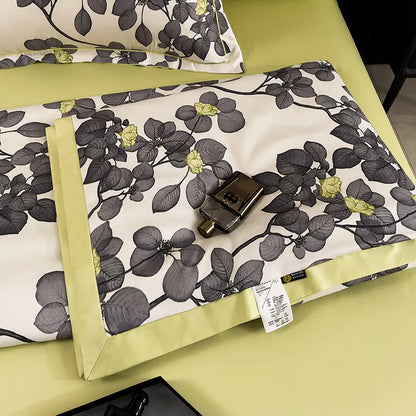 Washed Silk Summer Quilt Set - Lightweight, Cooling & Comfortable