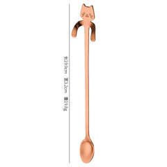 Cute Cat Coffee Spoon – Stainless Steel Teaspoon for Cat Lovers
