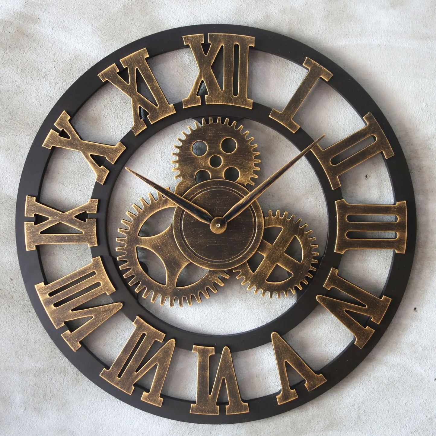 Industrial Gear Wall Clock - Creative Design