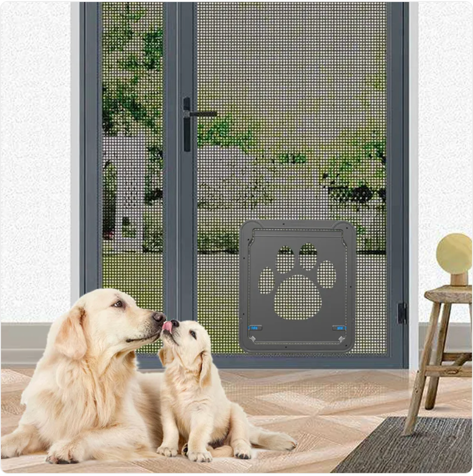 Magnetic Pet Door, Secure Independence for Your Pets