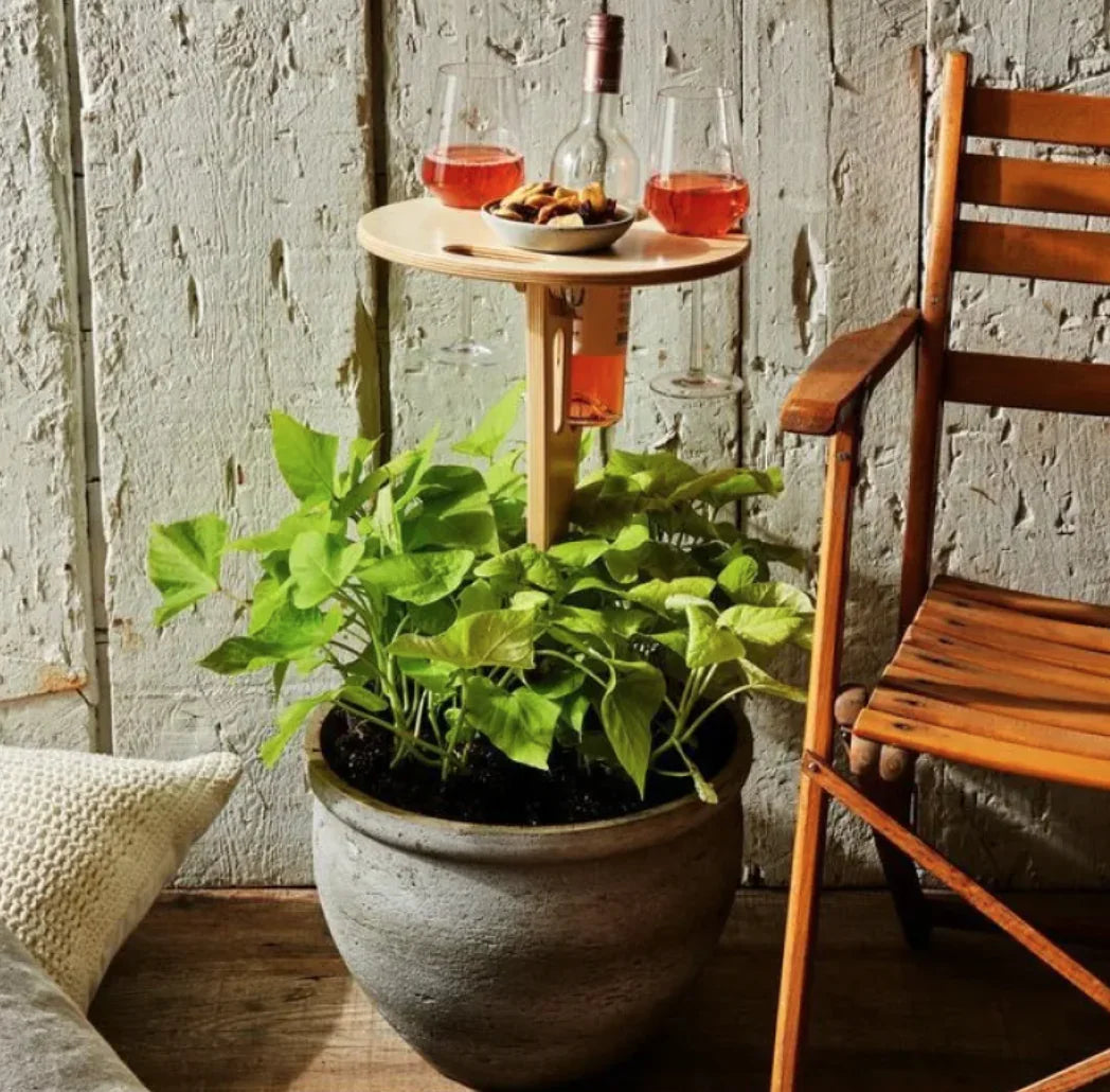 Outdoor Portable Folding Wine Rack Table for two!