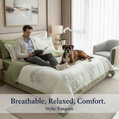 Washed Silk Summer Quilt Set - Lightweight, Cooling & Comfortable