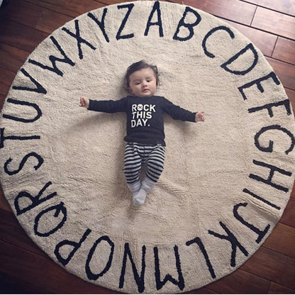 Plush Round Area Rug – Soft Playful Comfort for Every Room in 6 Styles