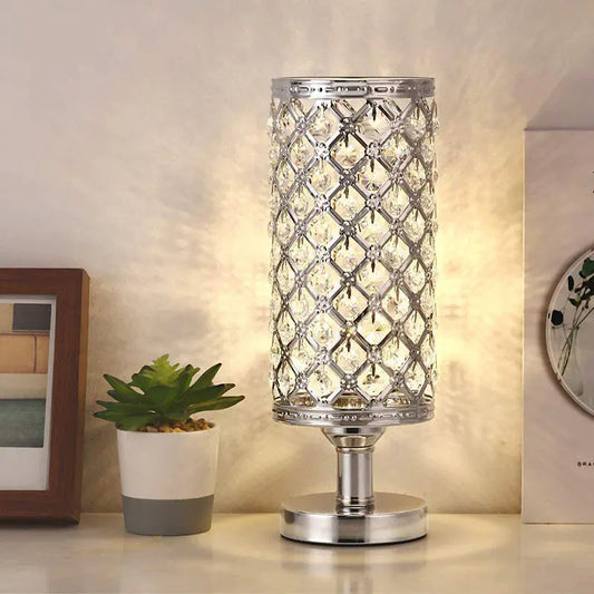 Elegant & Romantic Crystal Table Lamp - Sparkle Up Your Space.