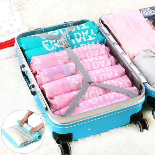 Space-Saving and Lightweight, 6-Pc Compression Storage Bag Set