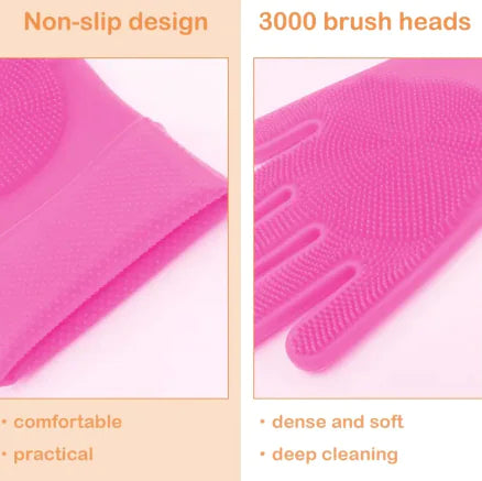 Stressless Pet Grooming Gloves for Dogs, Cats & Owners
