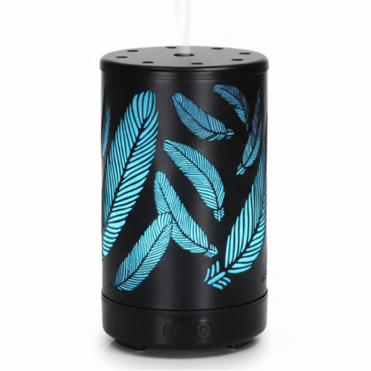 Ultrasonic Essential Oil Diffuser – Compact Humidifier with Mood Light