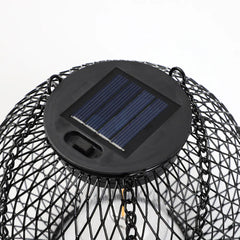 Vintage Metal Solar Hanging Garden Hanging Lamp