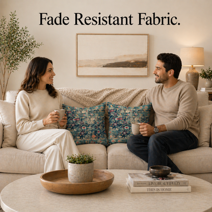 Boho Linen Look Cushion Covers – Set of 2 For Relaxed Comfort