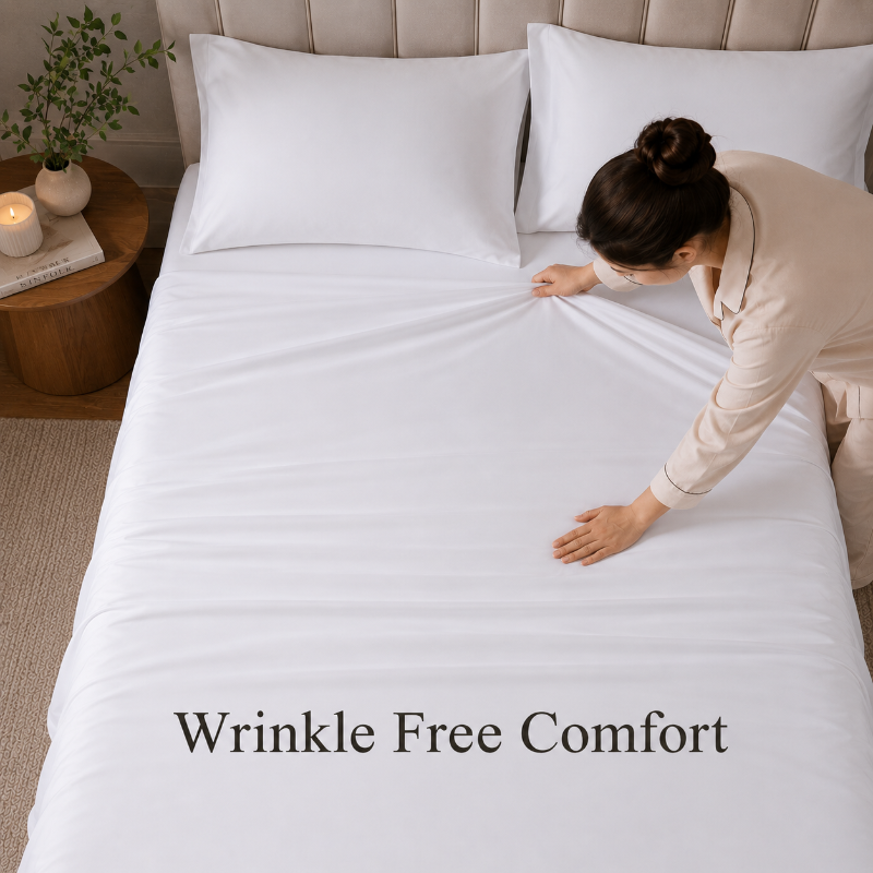 Cooling Bamboo Luxe Sheet Set, Soft Breathable Comfort - 4 pc Queen