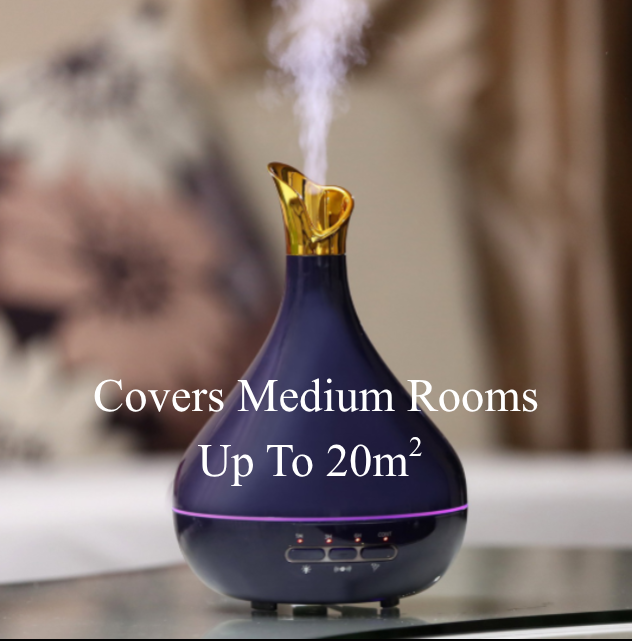 Smart Aromatherapy Humidifying Diffuser – Vase-Inspired with Timer