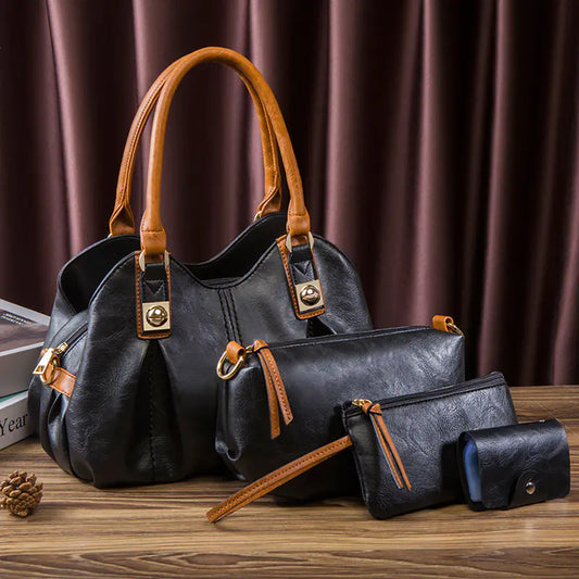 Women's Fall 3 Piece - Tote, Handbag & Crossbody Bag Set