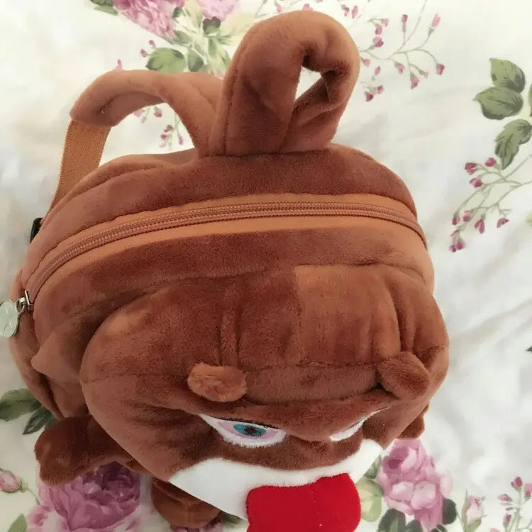 Kids Adorable Plush Backpack, durable and lightweight.