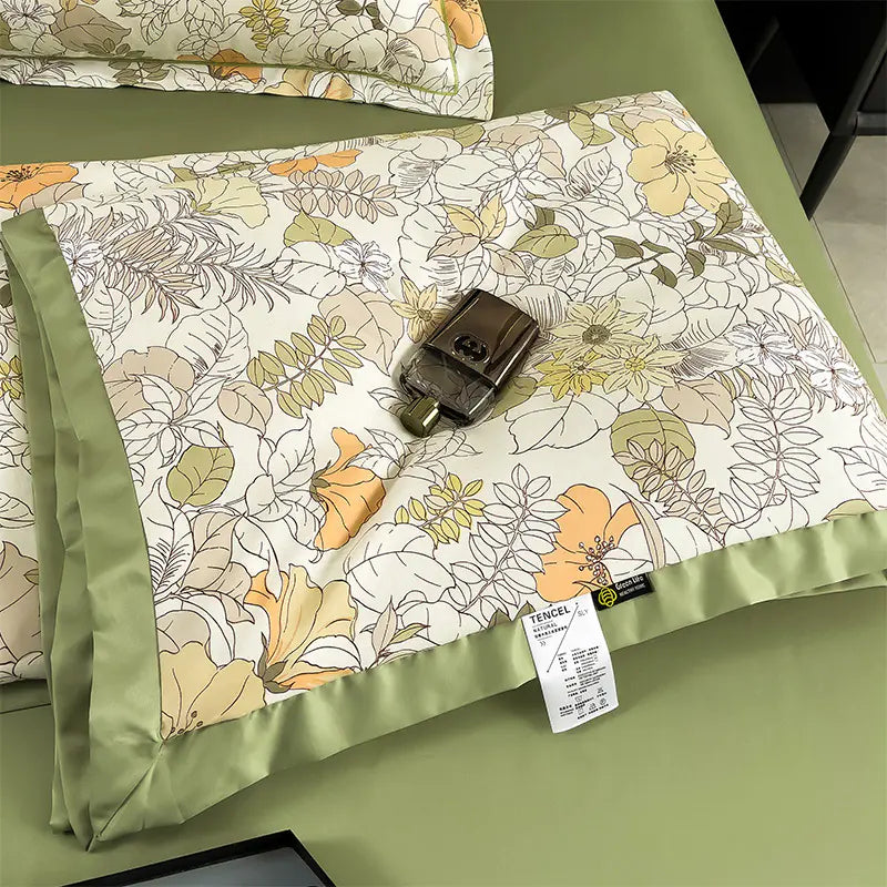Washed Silk Summer Quilt Set - Lightweight, Cooling & Comfortable