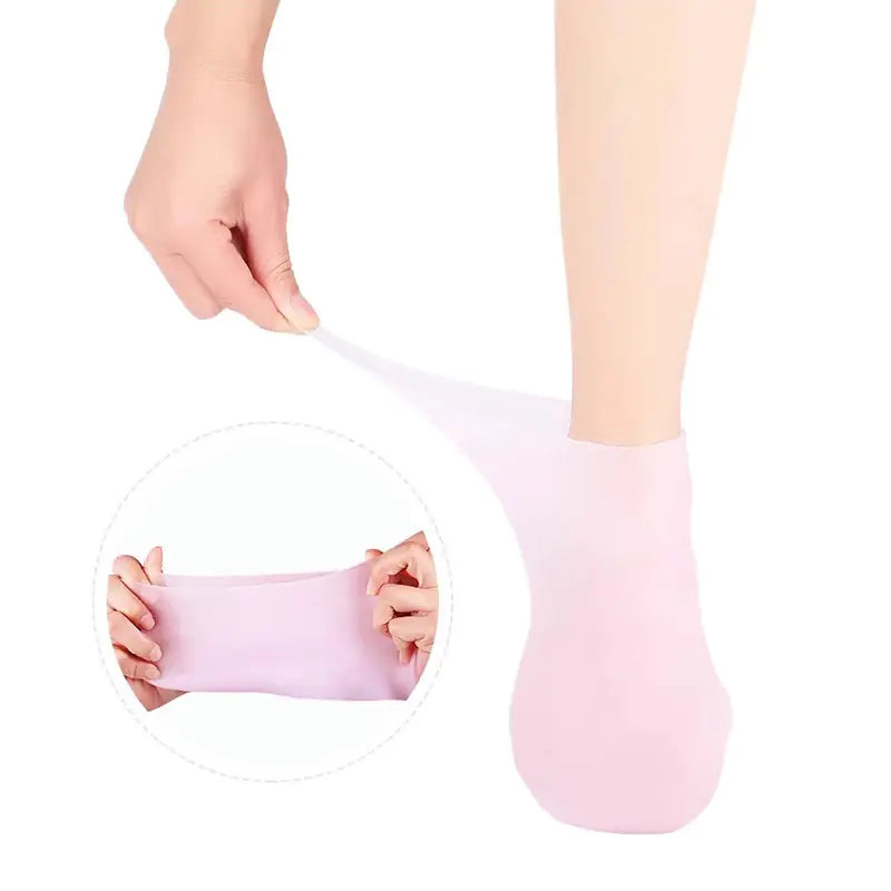 Soft Anti-Cracking & Moisturizing Gel Socks for Happy Feet