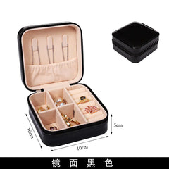 Compact Zipper Jewelry Box: Travel-Friendly Storage