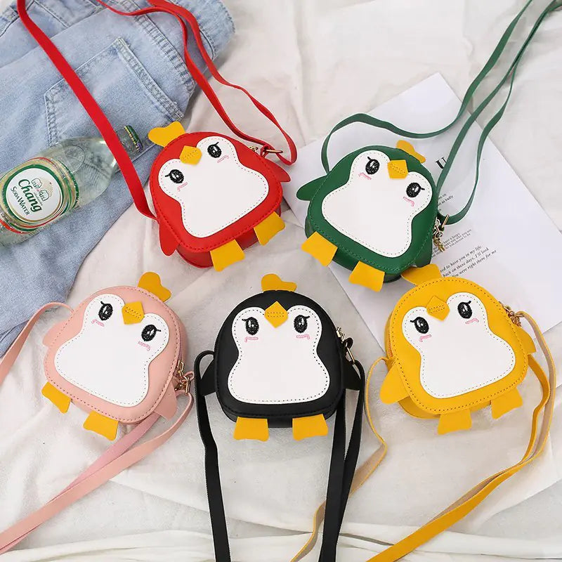 Cute Kids Penguin Shoulder Bag, fun & functional!