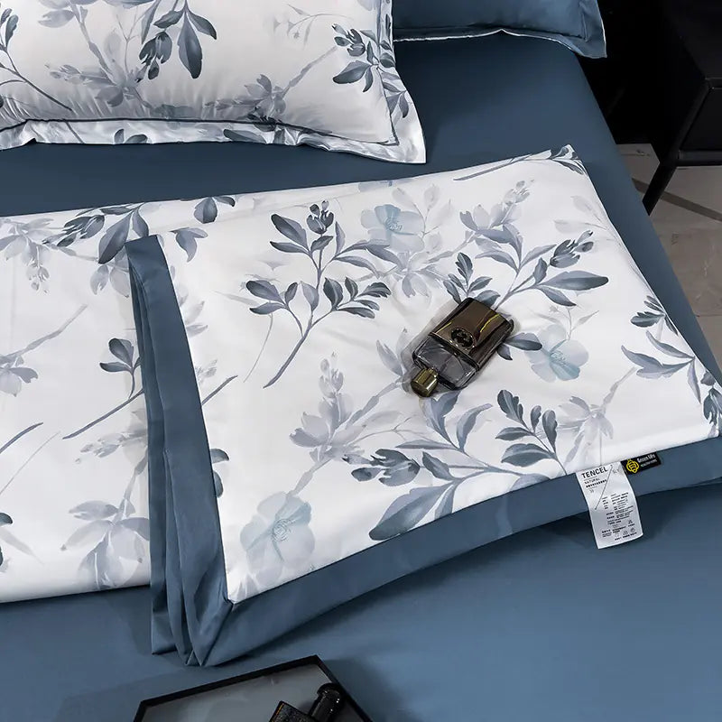 Washed Silk Summer Quilt Set - Lightweight, Cooling & Comfortable