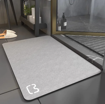 Stylish, Non-Slip Diatom Bathroom Mat - Soft And Quick Drying