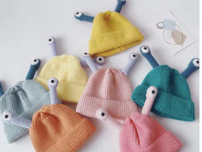 Cute, Cozy Children's Knitted Frog Beanie Hats