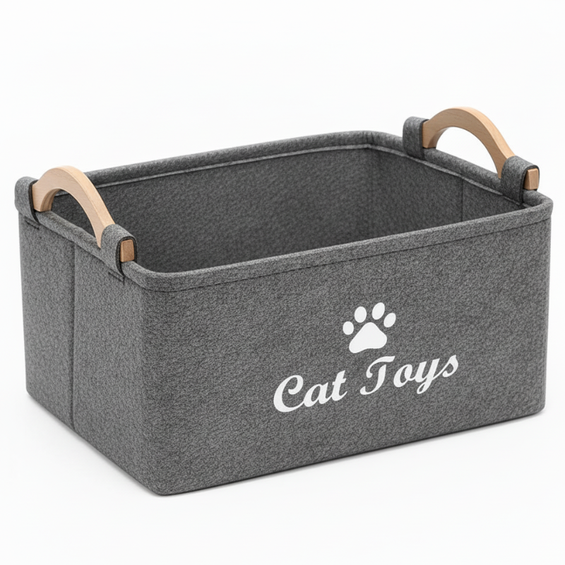 Pet Toy Storage Basket – Stylish Storage for Everyday Pet Essentials
