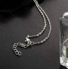 Wine Glass Pendant Necklace, Stylish Wine Bottle Charm
