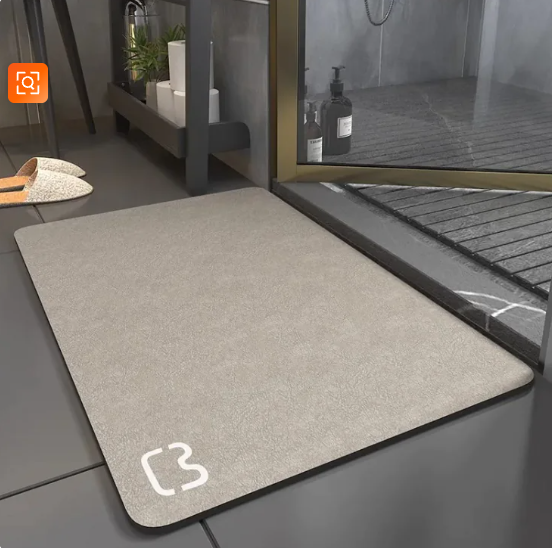 Stylish, Non-Slip Diatom Bathroom Mat - Soft And Quick Drying