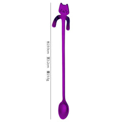 Cute Cat Coffee Spoon – Stainless Steel Teaspoon for Cat Lovers
