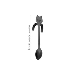 Cute Cat Coffee Spoon – Stainless Steel Teaspoon for Cat Lovers