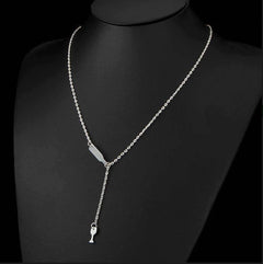 Wine Glass Pendant Necklace, Stylish Wine Bottle Charm