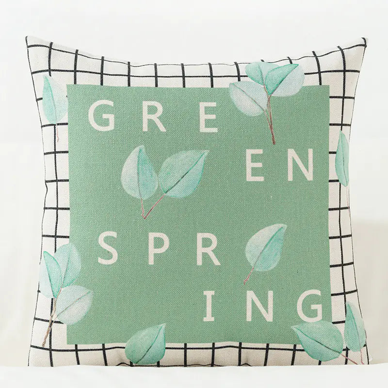 Calm & Serene,  Plant-Themed Cusion Covers