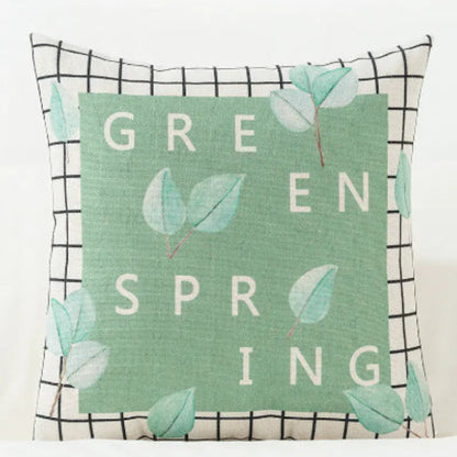 Botanical Themed Cushion Covers - Fresh Style, Everyday Comfort