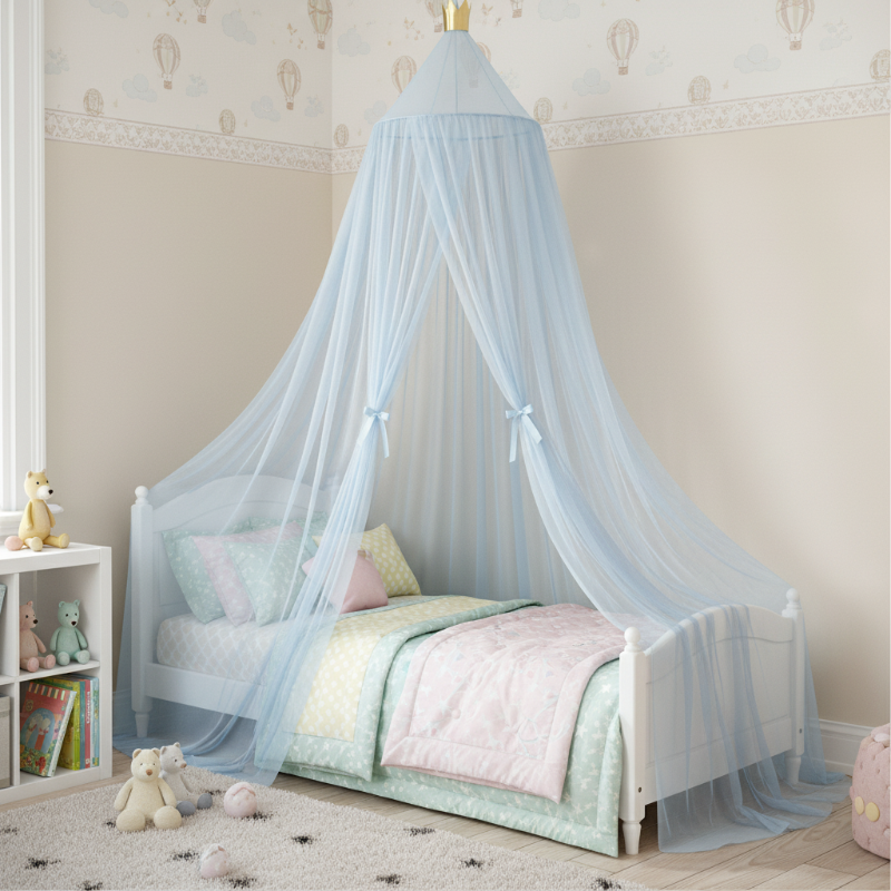Fairy-Tale Kids Room Bed Canopy - For Young Dreamers