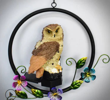 Glow Up With our Solar Owl LED Hanging Garden Light