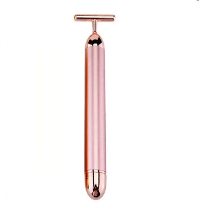Gold-Plated Vibrating Facial Massager – Waterproof Skincare