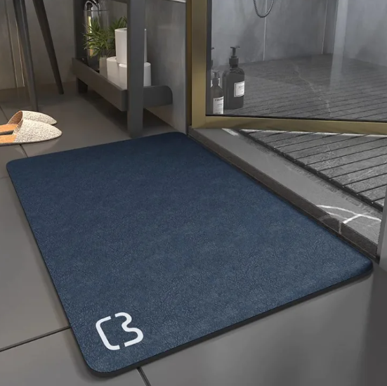 Stylish, Non-Slip Diatom Bathroom Mat - Soft And Quick Drying