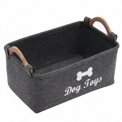 Pet Toy Storage Basket – Stylish Storage for Everyday Pet Essentials