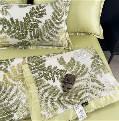 Washed Silk Summer Quilt Set - Lightweight, Cooling & Comfortable