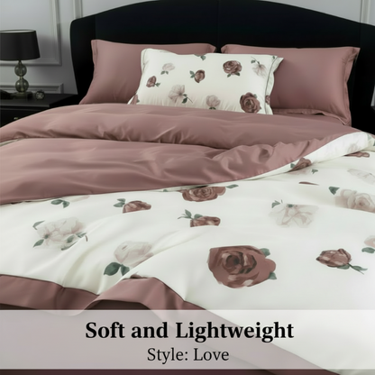 Washed Silk Summer Quilt Set - Lightweight, Cooling & Comfortable